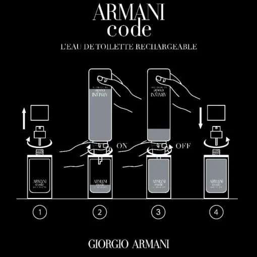 Armani - Code - Eau de Toilette Rechargeable