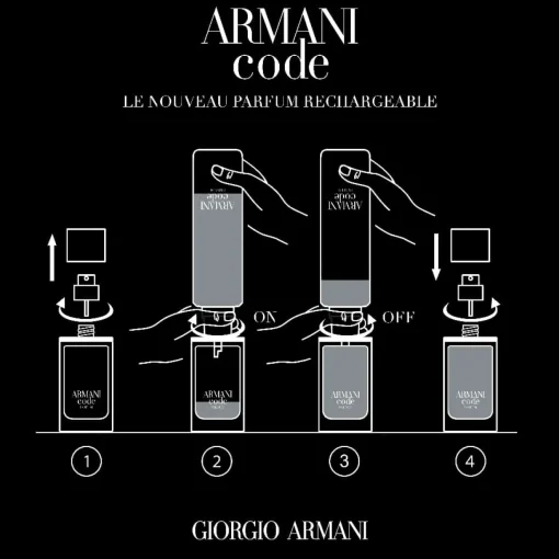 Armani - Code - Parfum Rechargeable