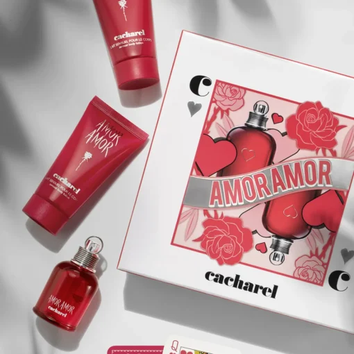 Cacharel - Coffret Amor Amor Eau de Toilette 50ml + 2 produits