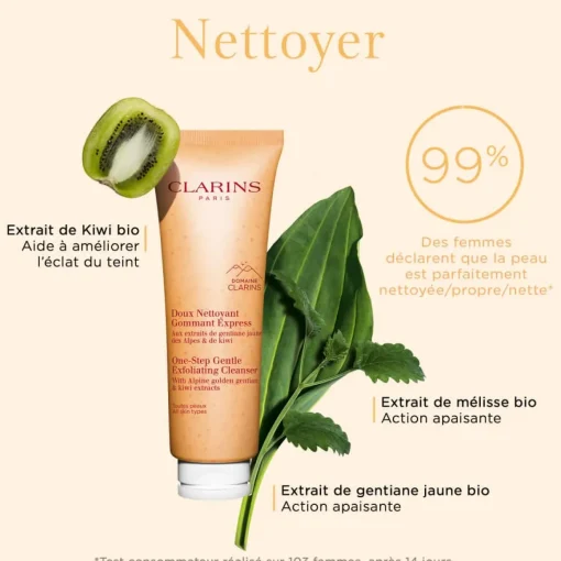 Clarins - Doux Nettoyant Gommant Express – Toutes Peaux 125ml
