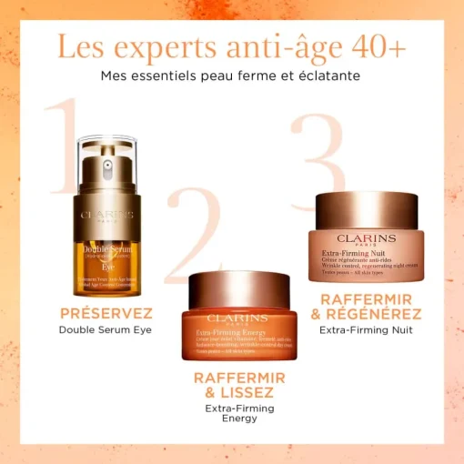 Clarins - Extra-Firming Energy - Crème jour éclat vitaminé, fermeté, anti-rides 50 ml