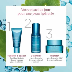 Clarins - Hydra-Essentiel [HA²] - Crème Hydratante Peaux normales à sèches 50 ml