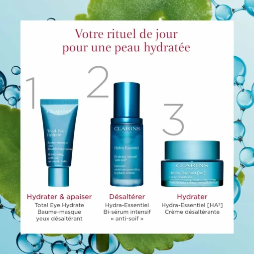 Clarins - Hydra-Essentiel [HA²] - Crème Hydratante Peaux normales à sèches 50 ml