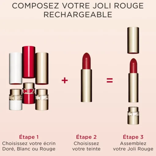 Clarins - Joli Rouge Velvet - Rouge à lèvres rechargeable - Recharge