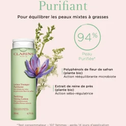 Clarins - Lotion Tonique Purifiante – Peau mixtes à grasses