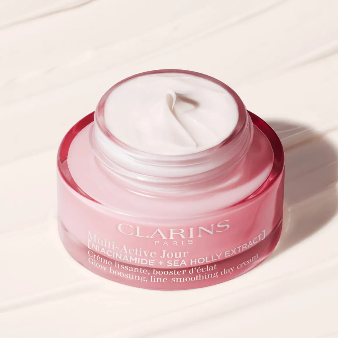 Clarins - Multi-Active Jour - Crème lissante, booster d’éclat Peaux sèches