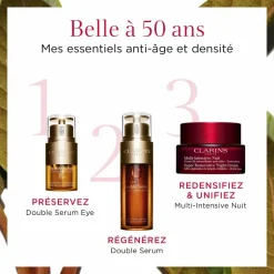 Clarins - Multi-Intensive Nuit - Crème lift-redensifiante anti-rides Toutes Peaux 50 ml