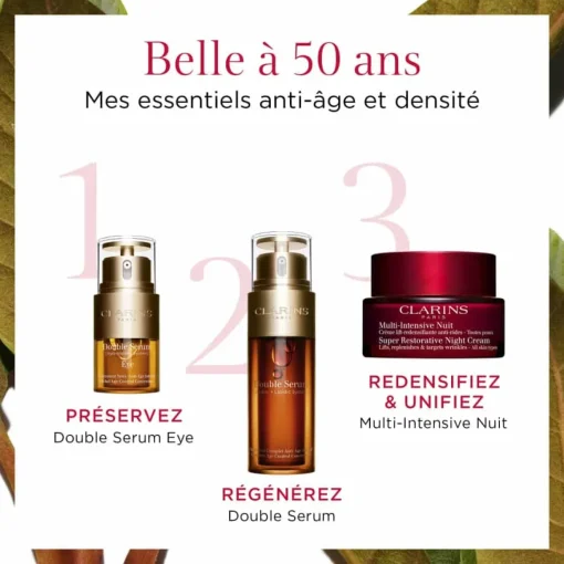 Clarins - Multi-Intensive Nuit - Crème lift-redensifiante anti-rides Toutes Peaux 50 ml