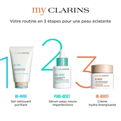 Clarins - my Clarins PURE-RESET Sérum peau neuve imperfections - Peaux grasses et à imperfections 30 ml
