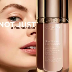 Clarins - Skin Illusion Full Coverage Haute Couvrance Teint Mat Lumineux longue Tenue & Hydratation 30 ml