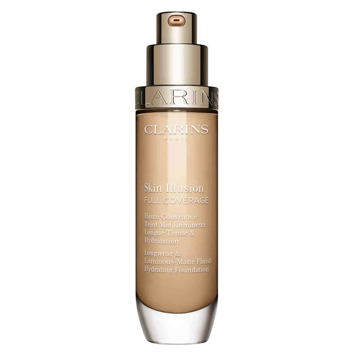 Clarins - Skin Illusion Full Coverage Haute Couvrance Teint Mat Lumineux longue Tenue & Hydratation 30 ml