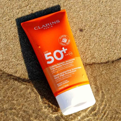 Clarins - SUNCARE Crème Solaire Jeunesse Très Haute Protection SPF 50+ Protection solaire Corps UVA/UVB 50+ 150 ml
