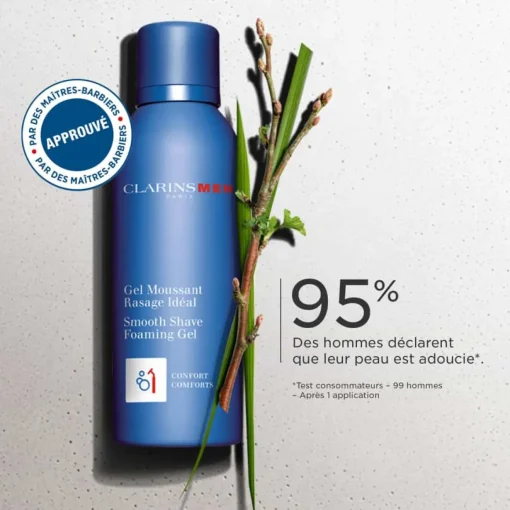 ClarinsMen - Gel Moussant Rasage Idéal 150 ml