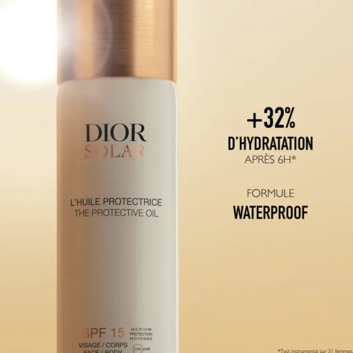 Dior - Dior Solar - L'Huile Protectrice Visage et Corps SPF 15 Huile solaire - spray solaire 125 ml