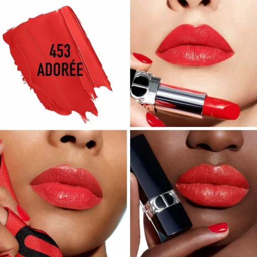 Dior - Rouge Dior La recharge - Recharge de rouge à lèvres aux 4 finis couture: satin, mat, métallique & velours
