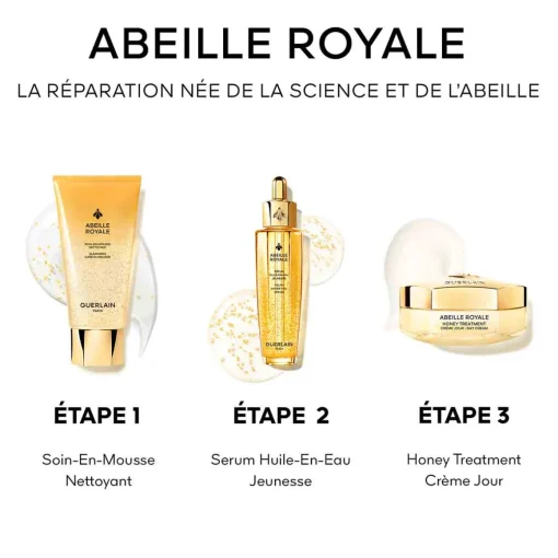 Guerlain - Abeille Royale - Coffret Sérum Huile-En-Eau Jeunesse 50 ml et 2 soins complémentaires