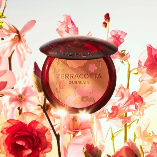 Guerlain - Terracotta Flower Blossom - La Poudre Éclat Bonne Mine Naturelle Édition Limitée 96% d’ingrédients d’origine naturelle