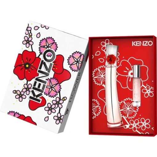 Kenzo - Coffret Flower by Kenzo L'Absolue - Eau de Parfum 50 ml + Vaporisateur de Voyage 10 ml