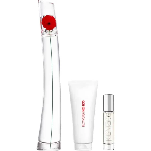 Kenzo - Flower By Kenzo - Coffret Eau de Parfum 100ml + Vaporisateur de voyage 10ml + Lait corps 75ml