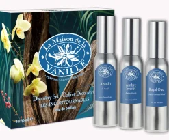 La Maison de la Vanille - Coffret découverte 3 X 30 ml Eau de Parfum, Absolu d'Orient