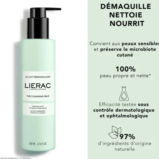 Lierac - Démaquillant - Le Lait Démaquillant 200ml