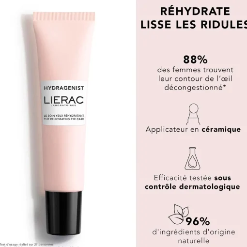 Lierac - Hydragenist - Le Soin Yeux Réhydratant 15ml