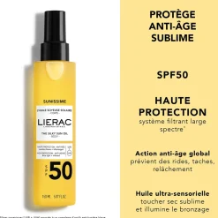 Lierac - Sunissime - L'Huile Soyeuse Solaire SPF50 - 150ml