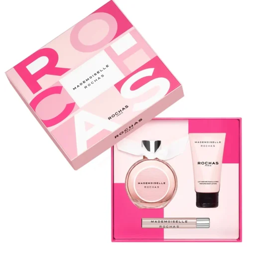 Rochas - Coffret Mademoiselle Rochas - Eau de Parfum 50 ml + 10 ml + lait corps 50 ml