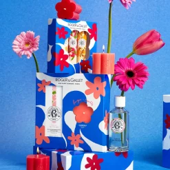 Roger & Gallet - Coffret Fleur De Figuier - Eau Parfumée Bienfaisante 100ml + Bougie Parfumée