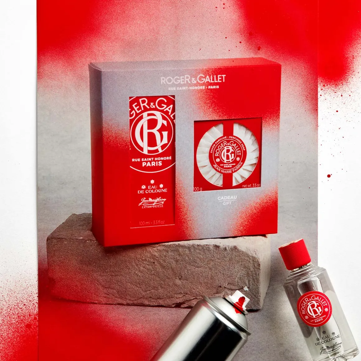 Roger & Gallet - Coffret Jean Marie Farina - Eau de Cologne 100ml + Savon 100g