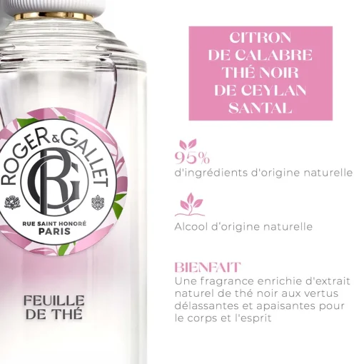 Roger & Gallet - Feuille de Thé - Eau Parfumée Bienfaisante