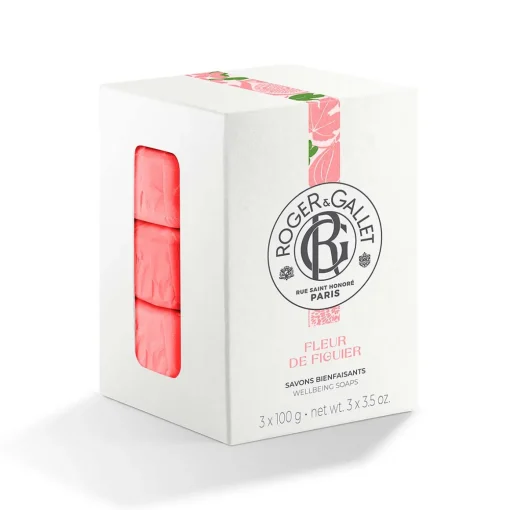 Roger & Gallet - Fleur de Figuier - Coffret Savons Bienfaisants 300g