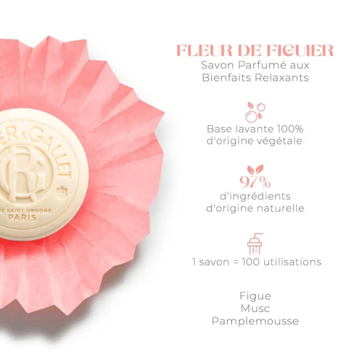 Roger & Gallet - Fleur de Figuier - Coffret Savons Bienfaisants 300g
