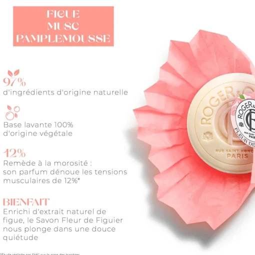 Roger & Gallet - Fleur de Figuier - Coffret Savons Bienfaisants 300g
