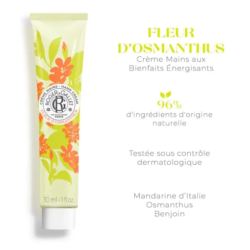 Roger & Gallet - Fleur d'Osmanthus - Crème Mains Bienfaisante 30ml