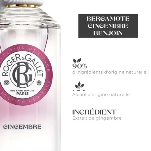 Roger & Gallet - Gingembre - Eau Parfumée Bienfaisante