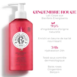 Roger & Gallet - Gingembre Rouge - Lait Corps Bienfaisant 250ml
