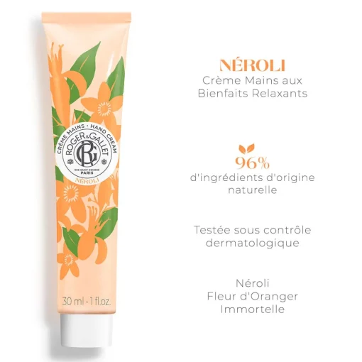 Roger & Gallet - Néroli - Crème Mains Bienfaisante 30ml
