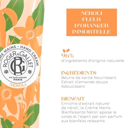 Roger & Gallet - Néroli - Crème Mains Bienfaisante 30ml