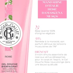 Roger & Gallet - Rose - Gel Douche Bienfaisant 200ml