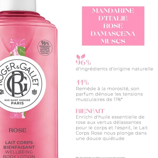 Roger & Gallet - Rose - Lait Corps Bienfaisant 250ml