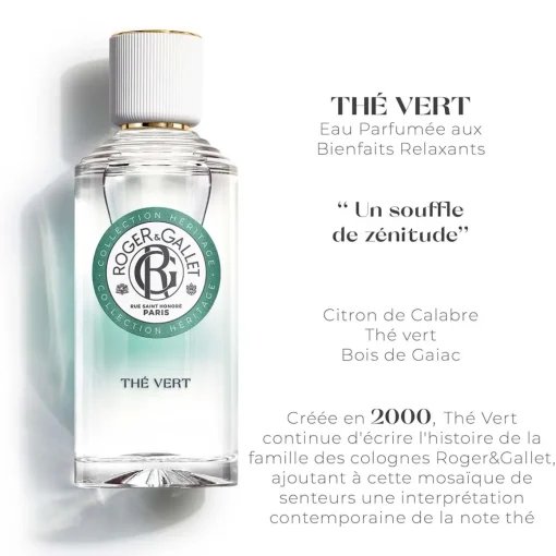 Roger & Gallet - Thé Vert - Eau Parfumée Bienfaisante