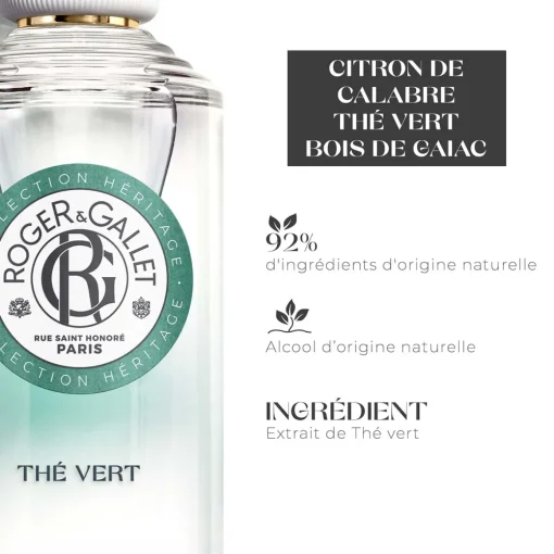 Roger & Gallet - Thé Vert - Eau Parfumée Bienfaisante