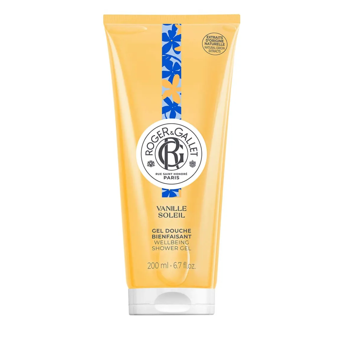 Roger & Gallet - Vanille Soleil - Gel Douche Bienfaisant 200ml